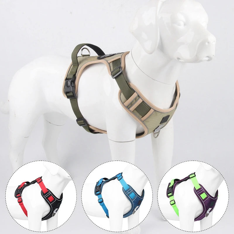 Dog Harness Reflective M/L Tactical Vest
