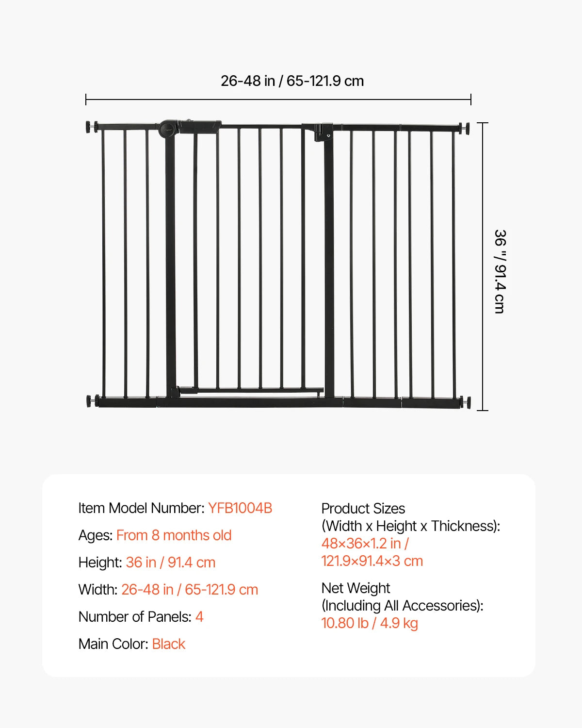 Baby Gate Dog Gate