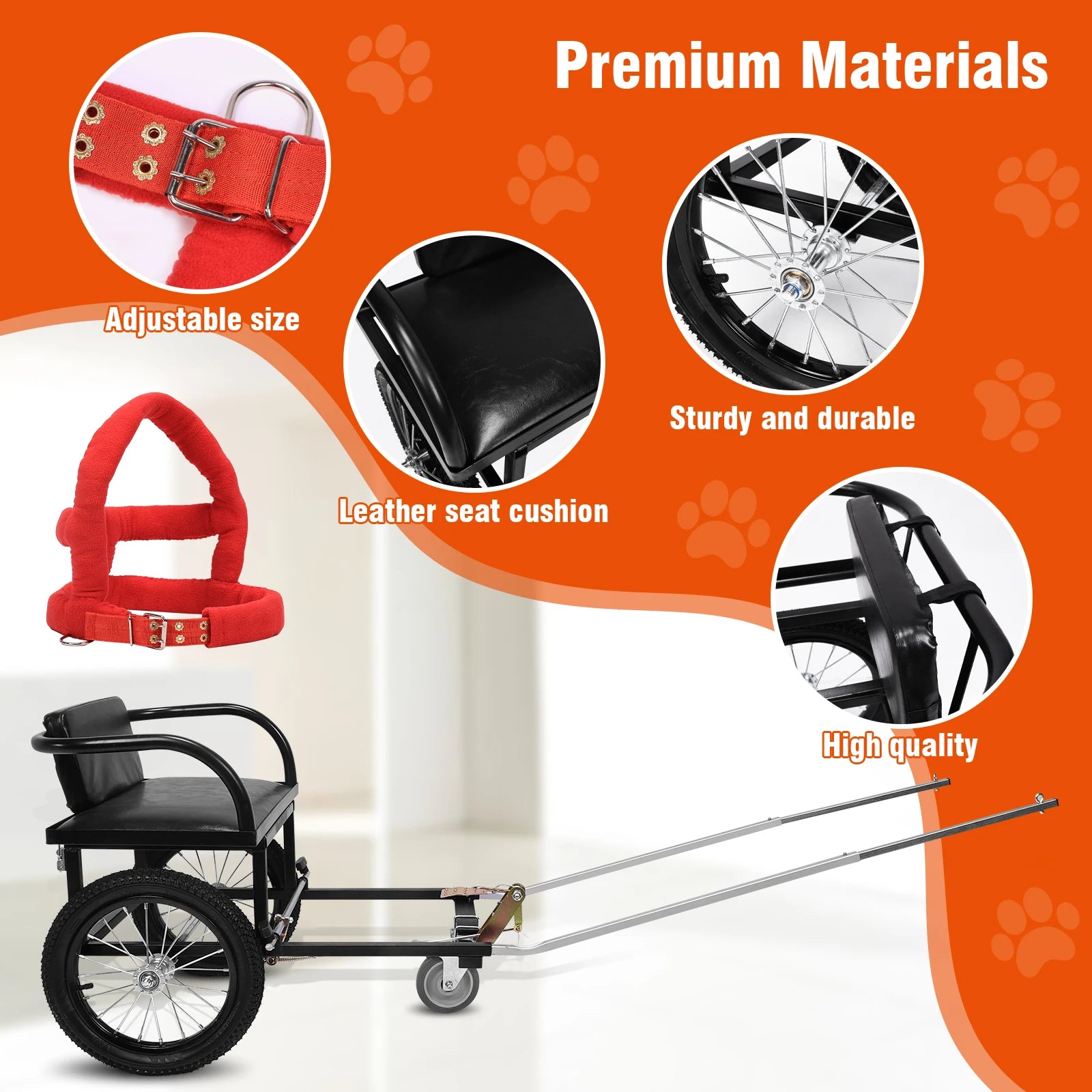 Dog Pulling Cart for Owners