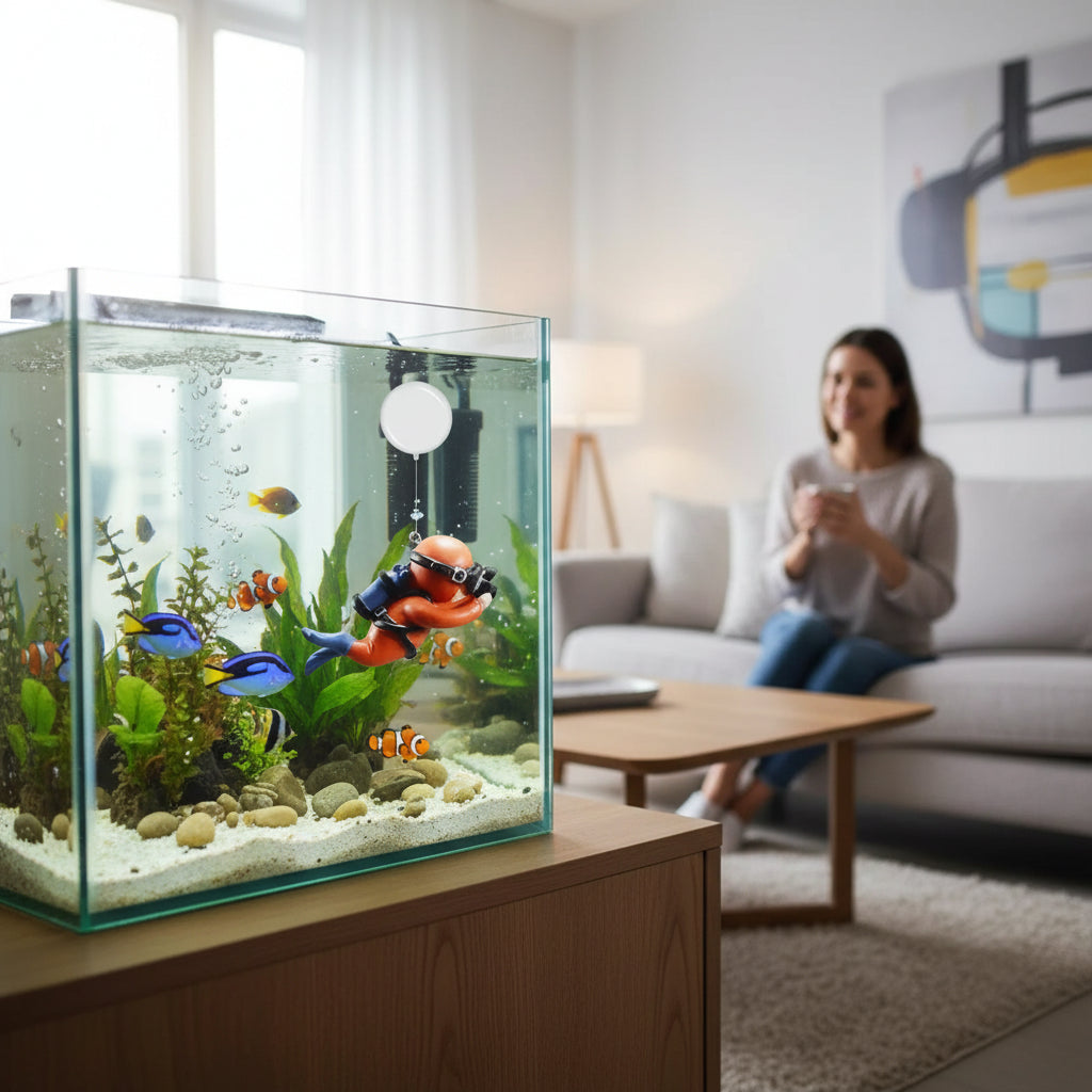 Fish Tank Diver Ornaments