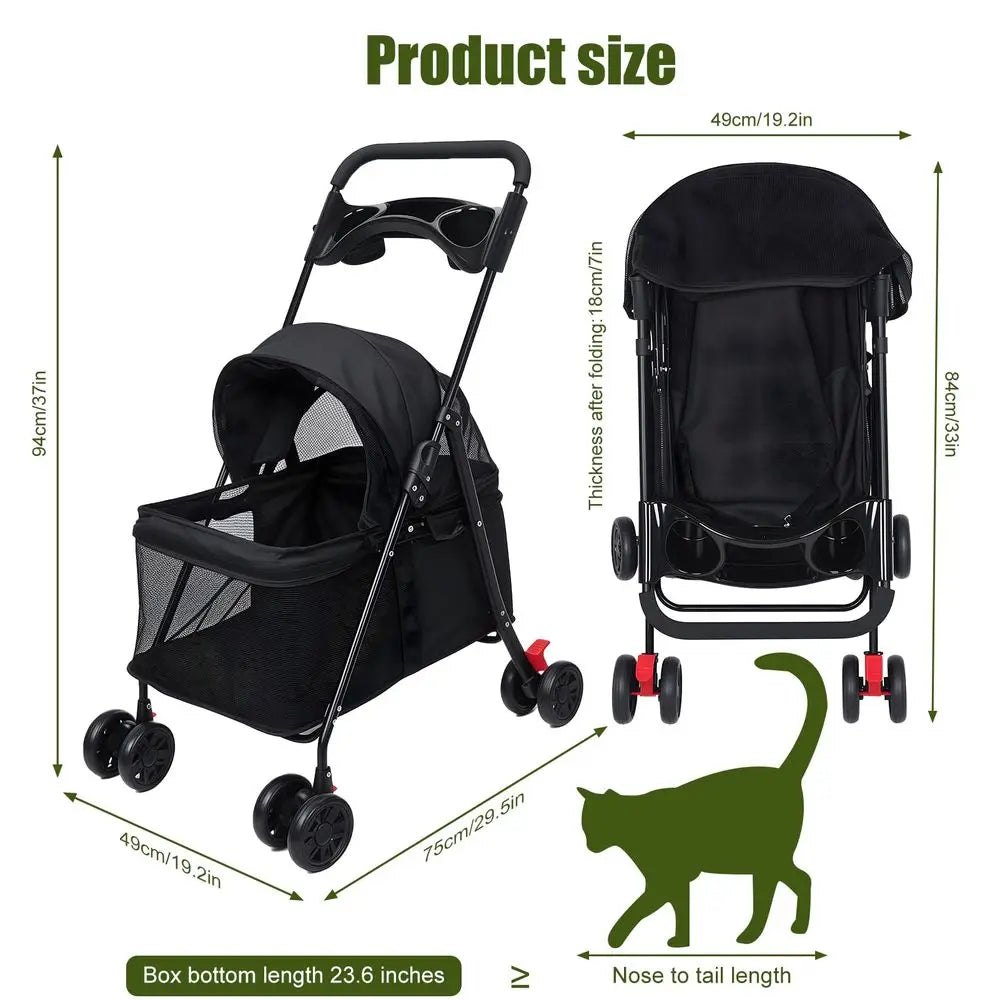 Stroller for Medium Small Pets