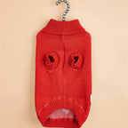 Cute Dog Sweater Heart Pattern
