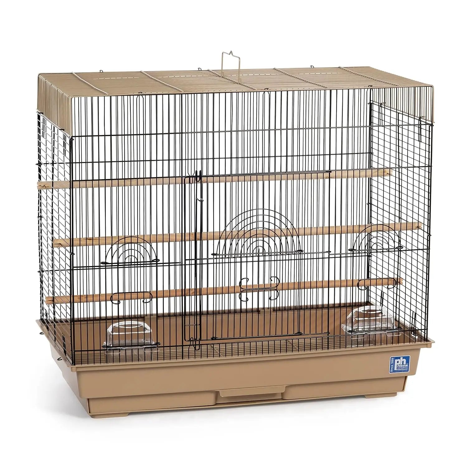 Brown/Black Bird Cage