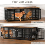 78" Double Dog Crate