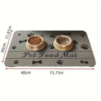Quick-Dry Pet Feeding Mat