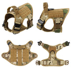Military Large Dog Harness Collar