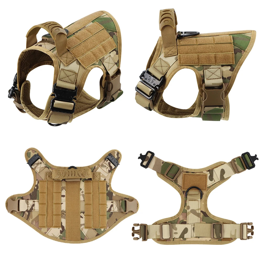 Military Dog Harnesses Tactical Vest