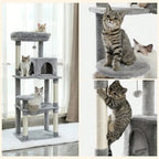 44"/56.3" Cat Tree Tower