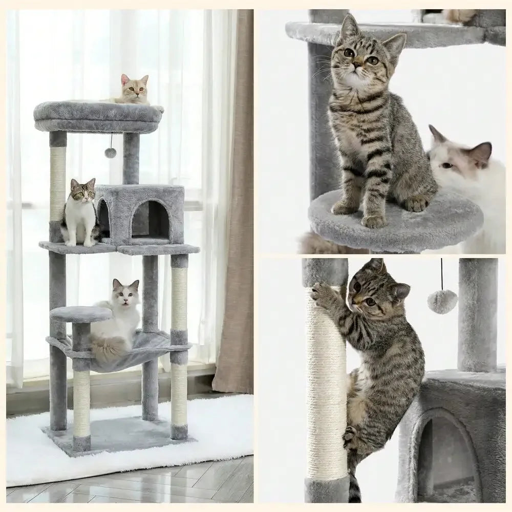 44"/56.3" Cat Tree Tower