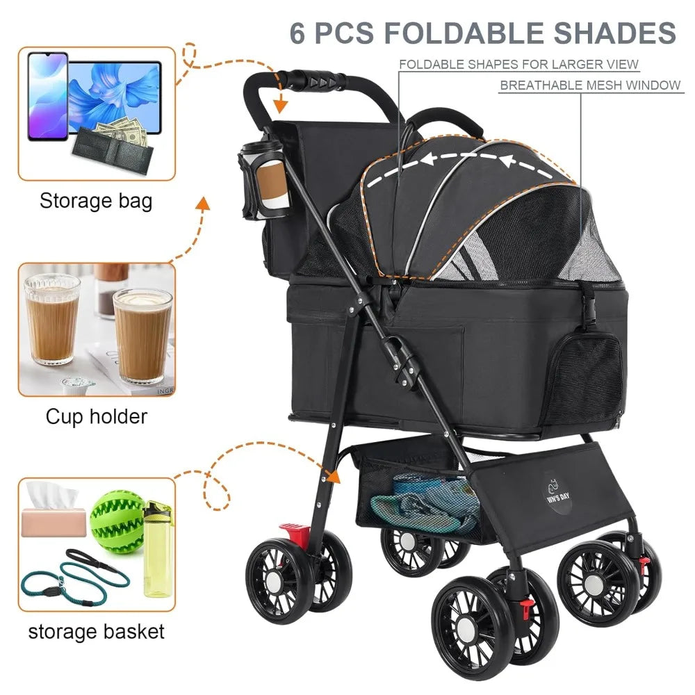Dog Stroller for Small Medium Pet