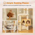 Height Adjustable Cat Tree