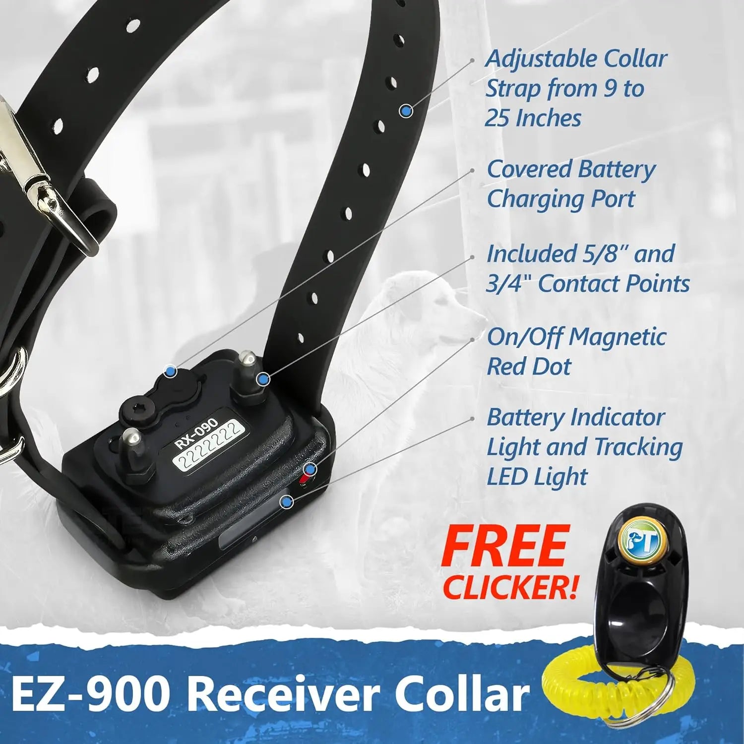 Collar for Dog Training with Remote