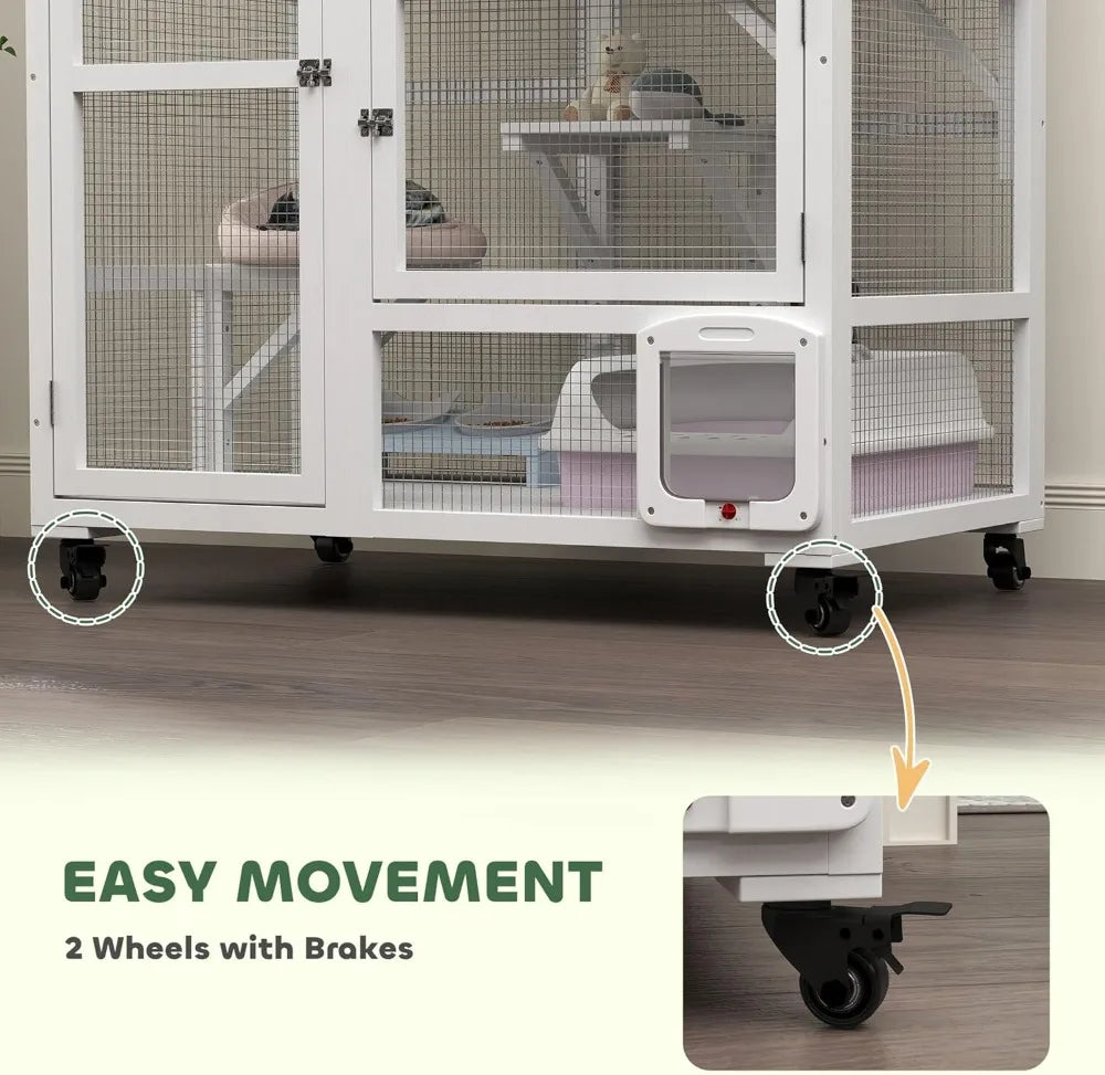 Cat Enclosure on Wheels