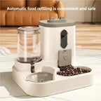 Dog/Cat Automatic Feeder/Waterer Set