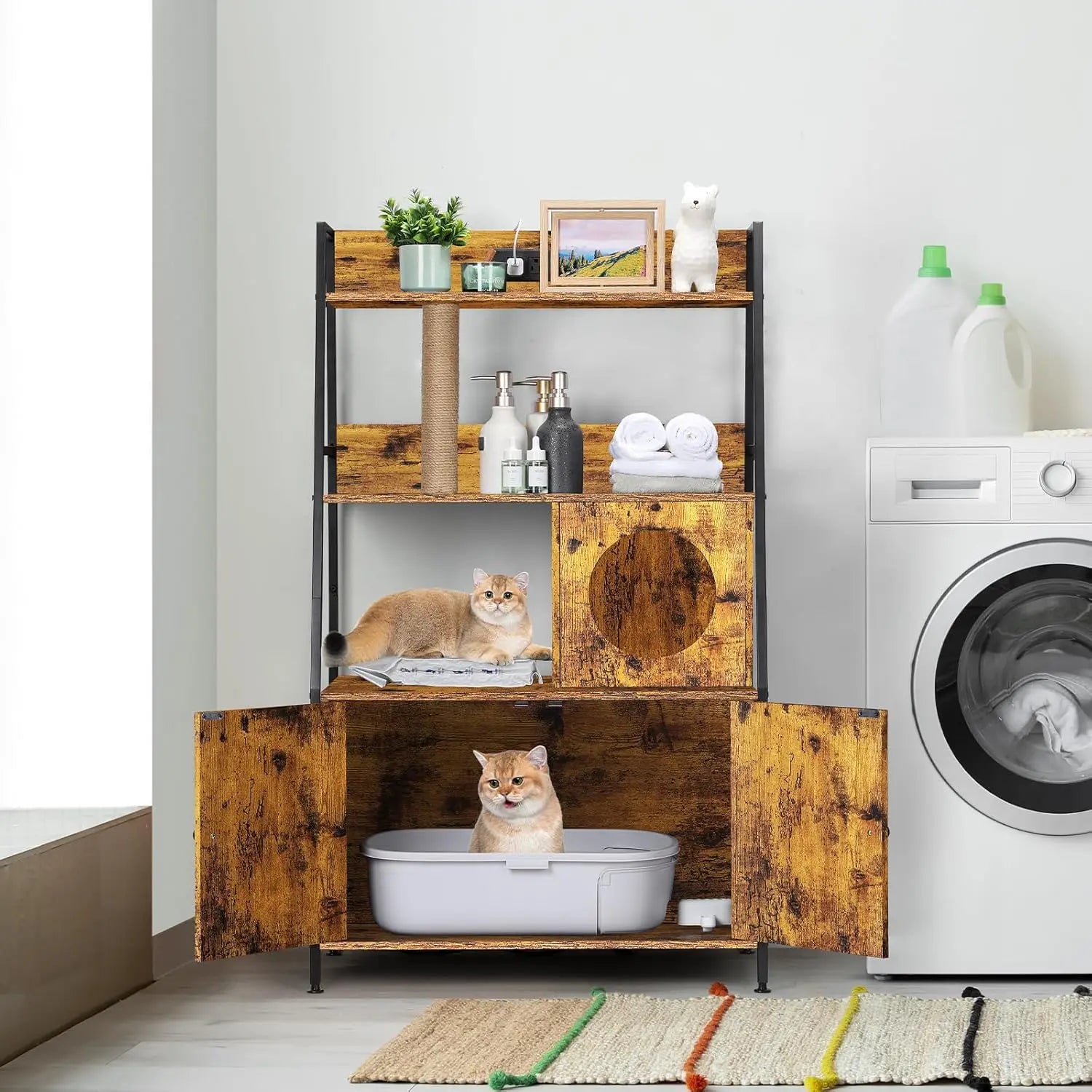 Cat Litter Box Enclosure