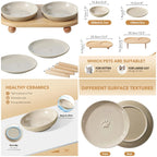 Raised Ceramic Cat Dishes