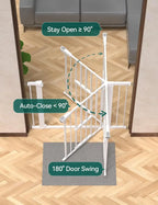 Extra Tall Baby Gate/Cat Door