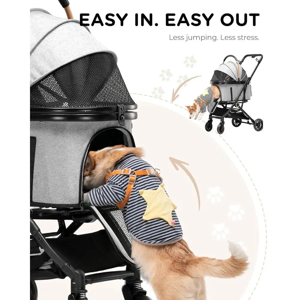 Stroller for Dogs & Cats, 3-in-1