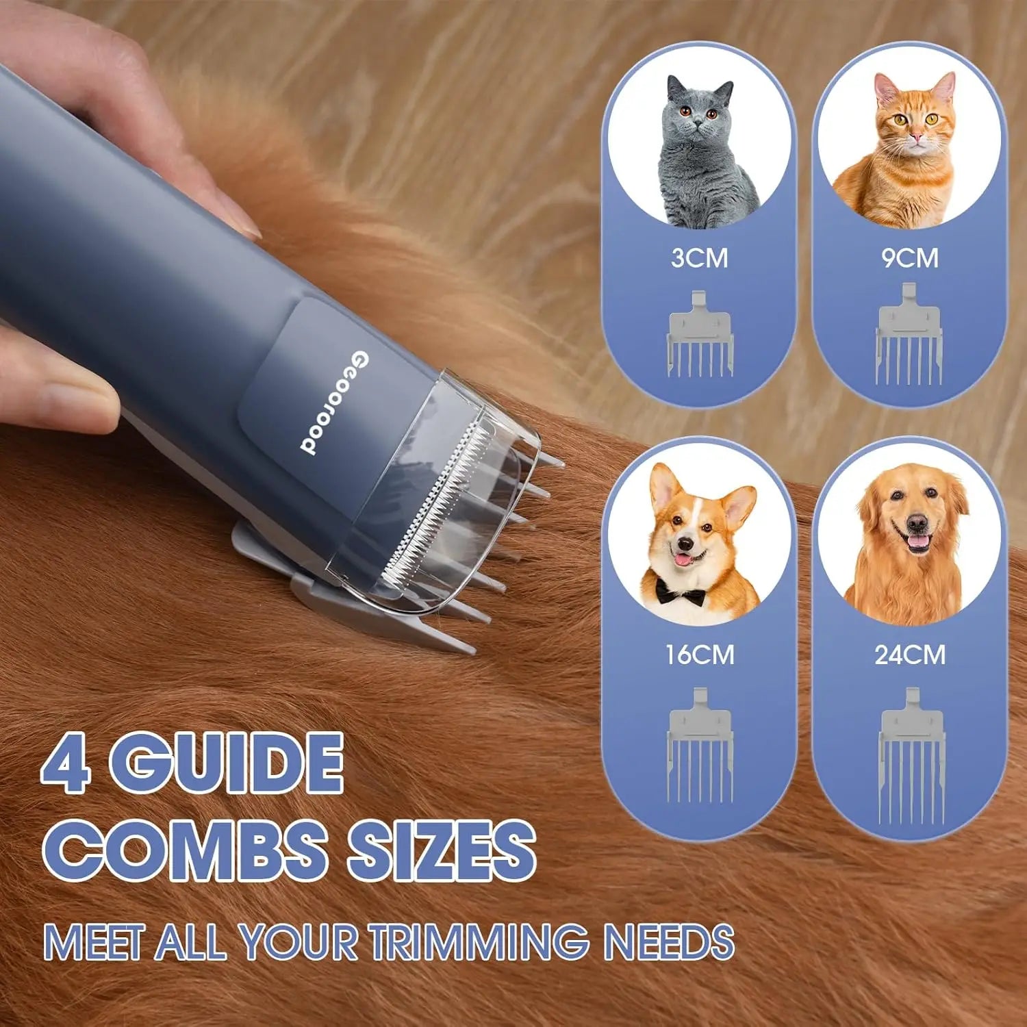 Pet Grooming Vacuum/Dryer Kit/Clippers
