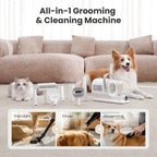 Dog/Cat Grooming Vacuum with Clipper