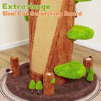 91 Tall Green Cat Tower