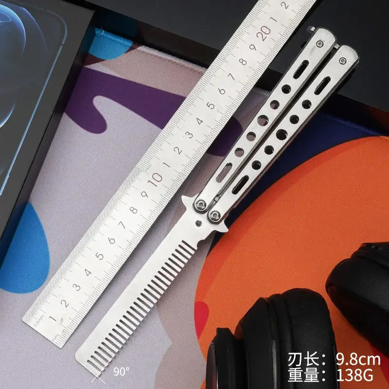 Foldable Comb Stainless Steel