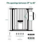 Extra Tall Gate/Cat Door