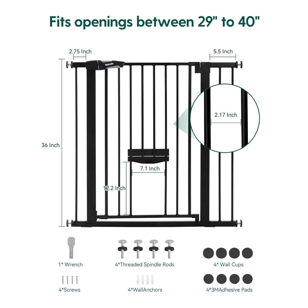 Extra Tall Gate/Cat Door