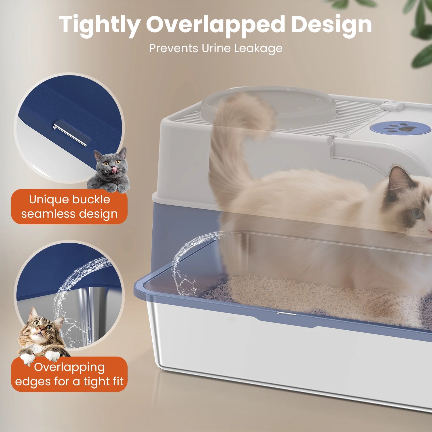Cat Litter Box Non-Stick