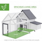 Chicken Coop with Detachable Run