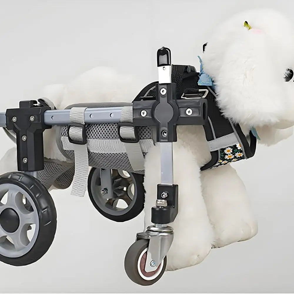 Adjustable 4-Wheel Dog Wheelchair
