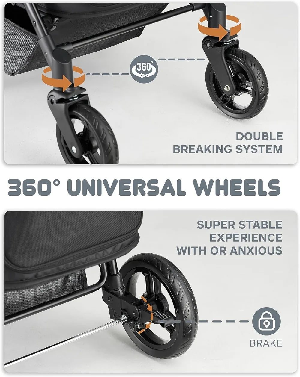All-Terrain Stroller for Large Pets