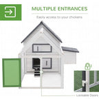Chicken Coop with Detachable Run