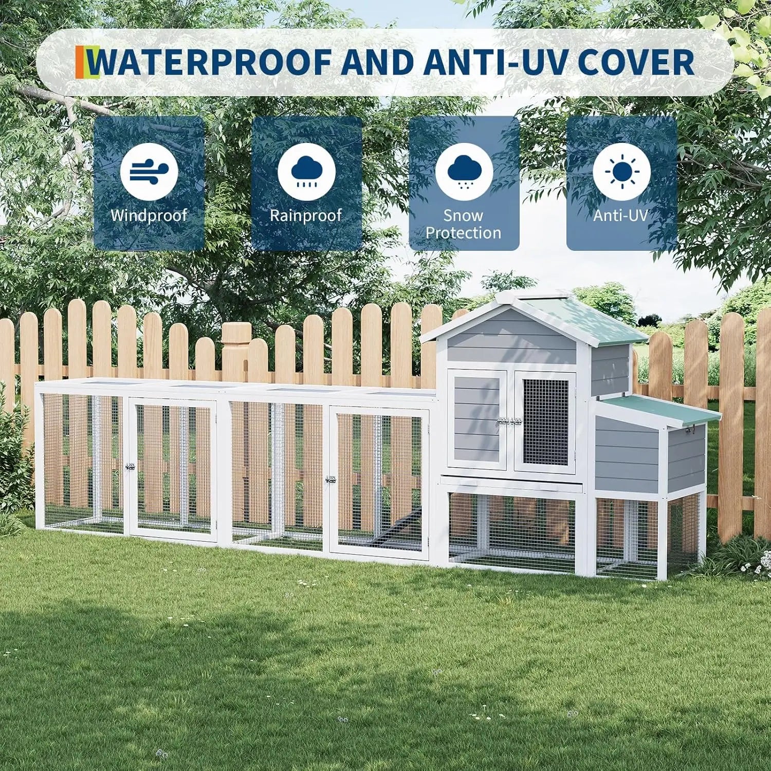 Weatherproof Wooden Chicken Coop