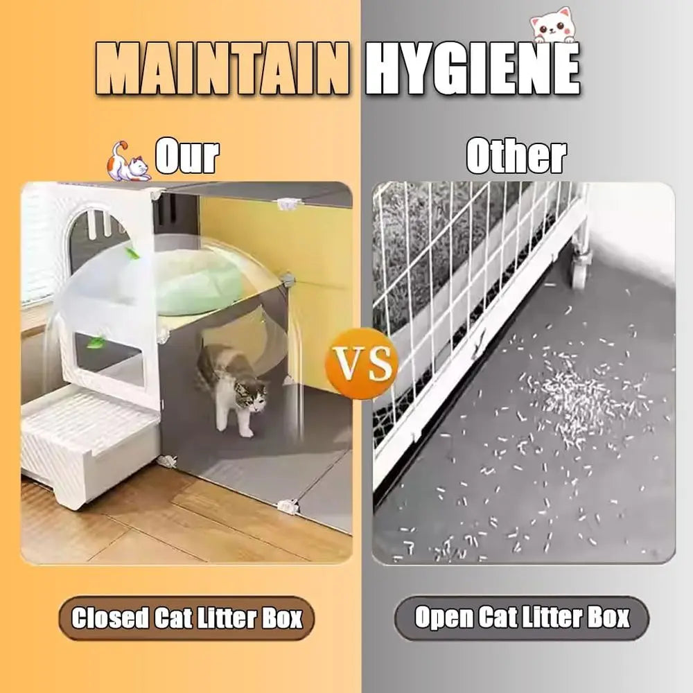 Cat Enclosure/Litter Box