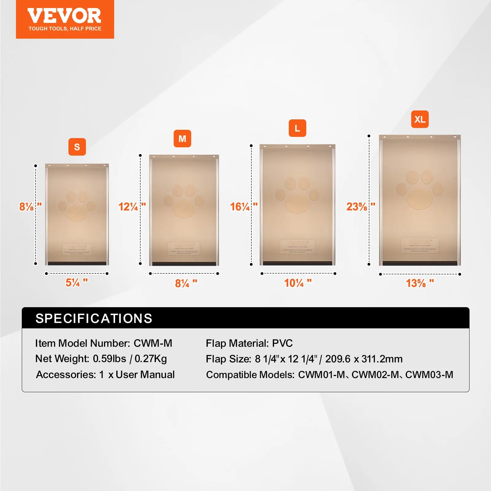 Door Replace Flap/Magnetic Strip