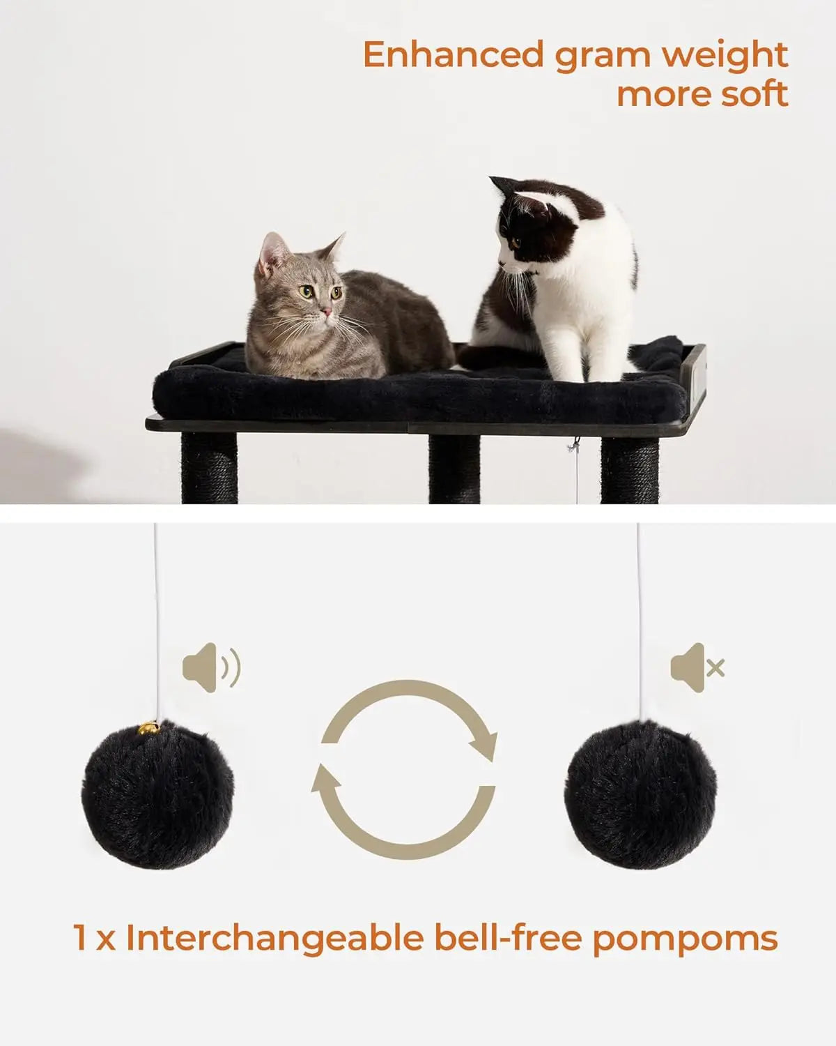 26.7" Cat Tree Tower Condo