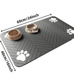 S,M,L absorbent Pet Feeding Mat