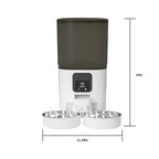 Cat double bowl smart feeder