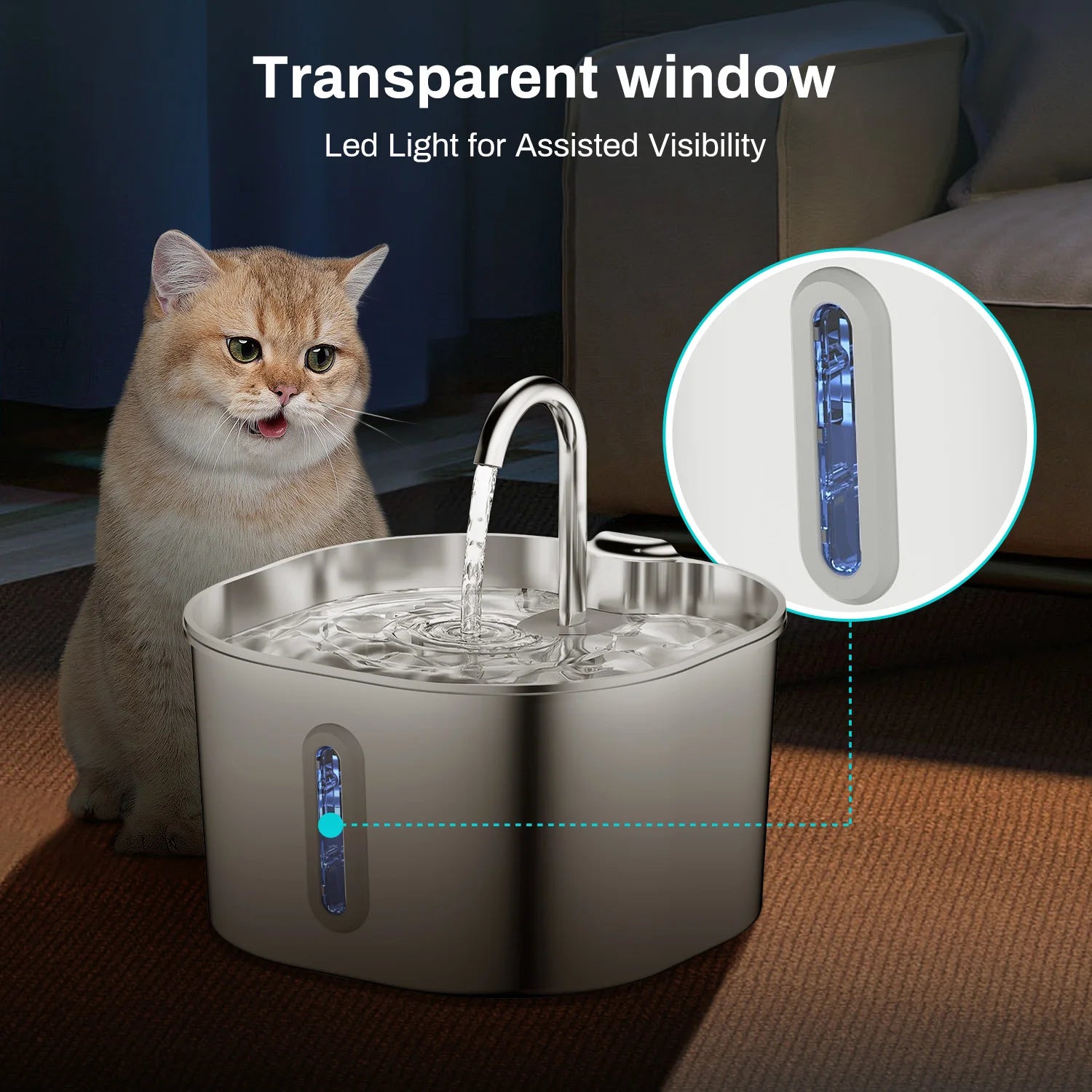 Automatic Cat Water Fountain