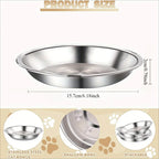 Slip Resistant Stainless Steel Cat Bowl