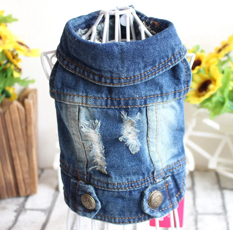 Denim Dog Clothes