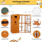 Large Wood Cat Enclosure
