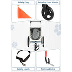 2 in 1 Pet Bicycle Trailer