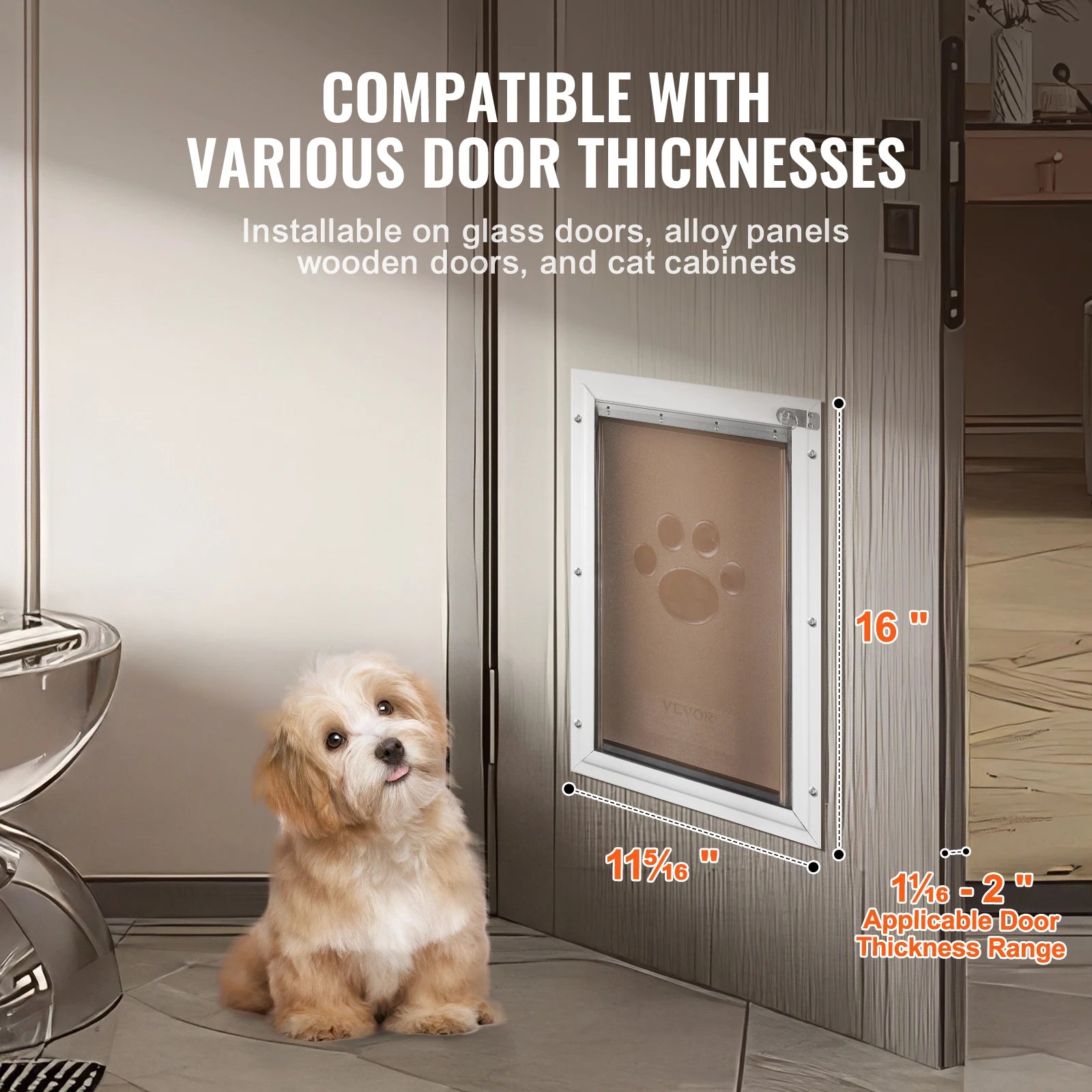 Pet Door Aluminum Frame