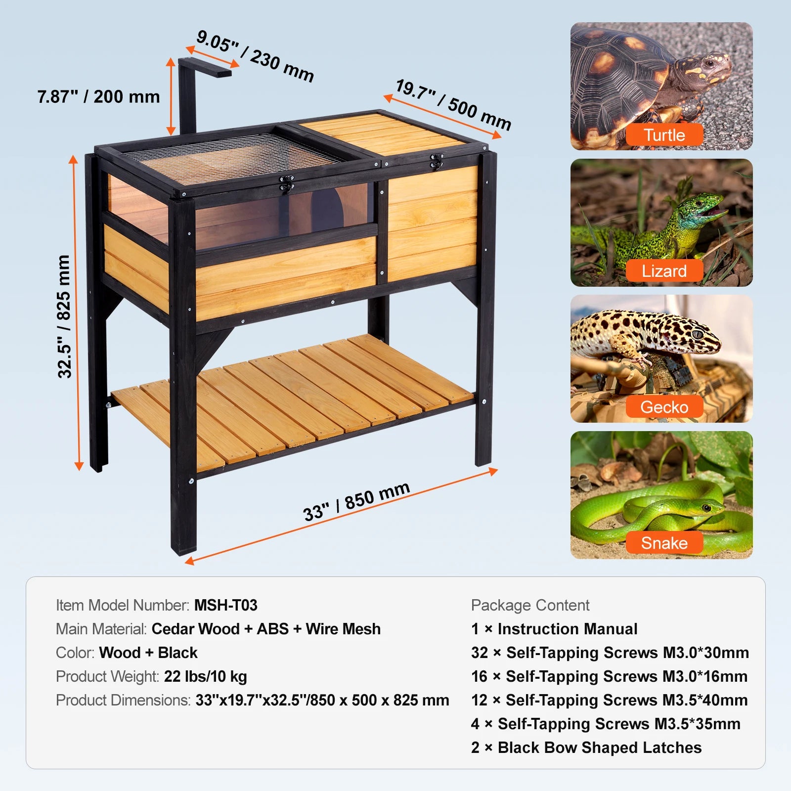 Tortoise Habitat Wooden Enclosure