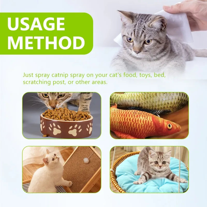 Catnip Spray Relieves Anxious Moods