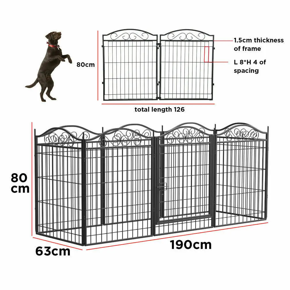 Metal Dog Playpen, Foldable