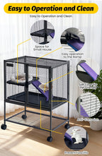 Multi-Level Metal Small Animal Cage