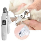Professional Pet Nail Clipper With LED Light
